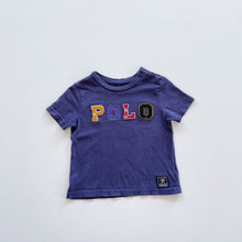 Load image into Gallery viewer, Ralph Lauren Polo T-Shirt Navy Logo (6-12m)
