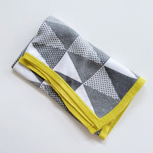 Load image into Gallery viewer, Petite Jolie Blanket Grey / Yellow  (100cm x 100cm)
