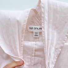 Load image into Gallery viewer, Linen Blend Shortalls Pale Pink (4y)
