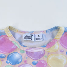 Load image into Gallery viewer, Kissed by Radicool Pink Tee Bubbles (4y)
