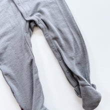 Load image into Gallery viewer, Teeny Weeny Merino Onesie Grey NEW (12-18m)
