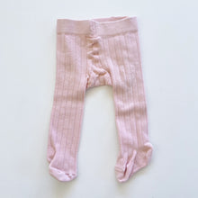 Load image into Gallery viewer, Nature Baby Organic Tights Pink (0-6m)
