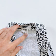 Load image into Gallery viewer, Cotton On Overall B/W Floral (18m)
