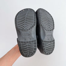 Load image into Gallery viewer, Black Crocs with Jibbitz (M3/W5)
