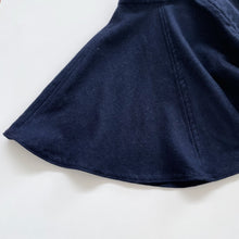 Load image into Gallery viewer, Handmade Wool Felt Skirt Navy (5y)
