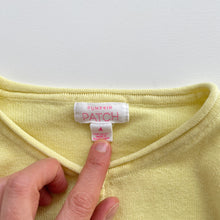 Load image into Gallery viewer, Pumpkin Patch Yellow Cotton Knit Cardigan (4y)
