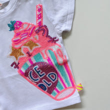 Load image into Gallery viewer, Billieblush Ice Cream Tee White NEW (2y)
