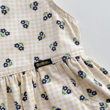 Load image into Gallery viewer, Vintage OshKosh Yellow Gingham/ Floral Dress (4-6y)
