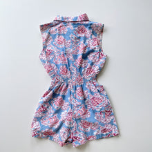 Load image into Gallery viewer, Retro RYK Shortalls Blue/Pink (6-7y)
