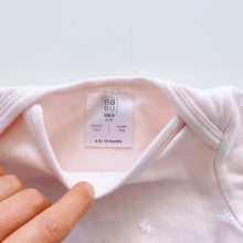 Load image into Gallery viewer, BABU Organic L/S Bodysuit Pale Pink Stars (6-12m)
