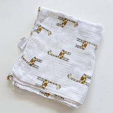 Load image into Gallery viewer, Aden + Anais Muslin Wrap Giraffes (120cm x 120cm)
