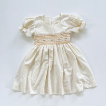 Load image into Gallery viewer, Gorgeous Handmade Smocked Dress Buttery Yellow (2-3y)
