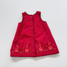 Load image into Gallery viewer, Super Cute Pumpkin Patch Dress Red (3-6m)
