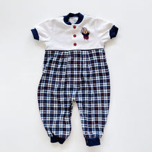 Load image into Gallery viewer, Vintage Check Teddy Romper (18m)
