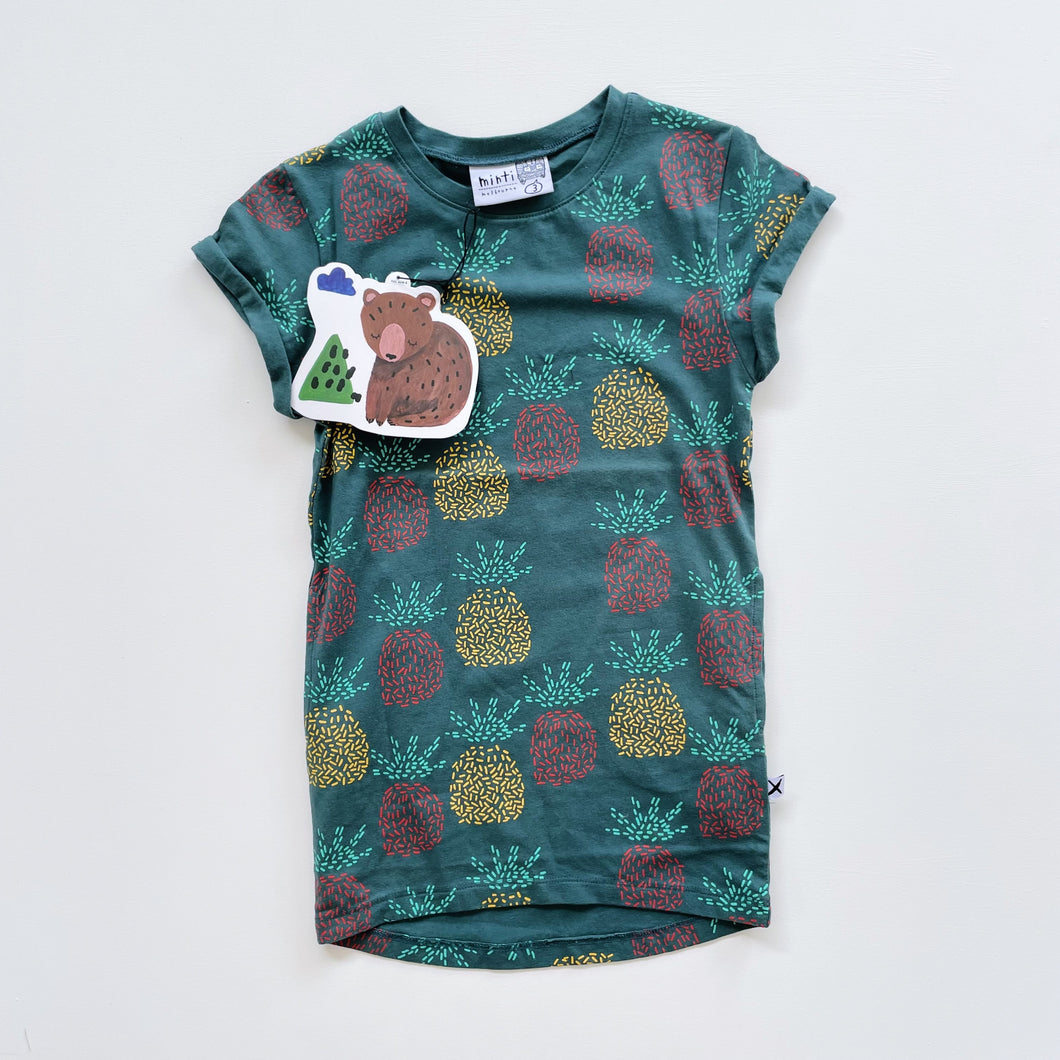 Minti Pineapple Dress Green NEW (3y)