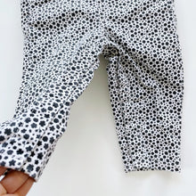 Load image into Gallery viewer, Cotton On Overall B/W Floral (18m)
