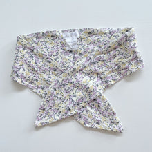 Load image into Gallery viewer, Jamie Kay Organic Headband Child Lilac Floral (2-4y)
