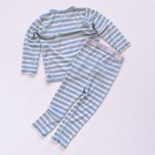 Load image into Gallery viewer, BABU Merino PJ Set - Blue Stripe (3y)
