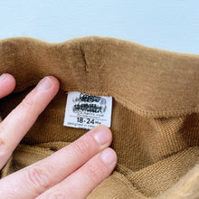 Load image into Gallery viewer, Little Flock of Horrors Merino Pants Mustard (18-24m)
