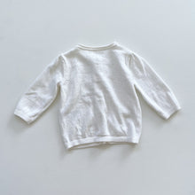 Load image into Gallery viewer, M&amp;S White Cardigan Ivory (3-6m)
