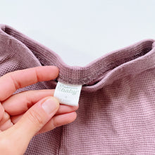 Load image into Gallery viewer, Nature Baby Organic Waffle Pants Purle (4y)
