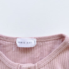 Load image into Gallery viewer, Jamie Kay Cotton/Modal Rib L/S Bodysuit Blush (3-6m)
