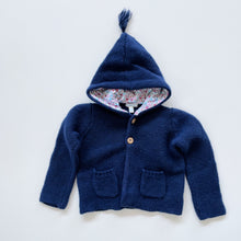 Load image into Gallery viewer, JoJo Maman Bébé Cardigan Navy (6-12m)
