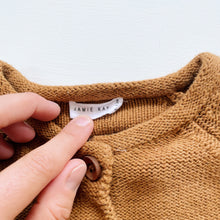 Load image into Gallery viewer, Jamie Kay Simple Knit Cardigan Mustard Brown (6-12m)

