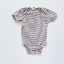 Load image into Gallery viewer, Nature Baby Organic Short Sleeve Bodysuit Stripes (6-12m)

