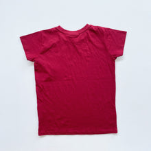 Load image into Gallery viewer, Molo Organic Cotton T-Shirt Maroon / Black Flower NWOT (10y)
