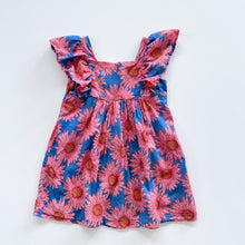 Load image into Gallery viewer, H&amp;M Floral Dress Pink Sunflowers (3y)
