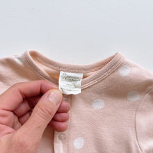 Load image into Gallery viewer, Nature Baby Organic Footed All-In-One Pink Dots (0-3m)
