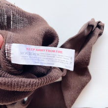 Load image into Gallery viewer, Silly Sila's Footed Tights Brown (6-12m)
