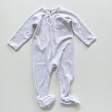 Load image into Gallery viewer, Petit Bateau Velvet All-In-One White (24m)
