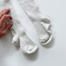 Load image into Gallery viewer, Jamie Kay Rib Tights Oatmeal Marle NEW (2-4y)
