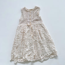 Load image into Gallery viewer, Stunning Lacey Cream Dress (6y)

