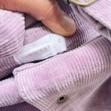 Load image into Gallery viewer, Jamie Kay Cord Pinafore Dress Purple (7y)
