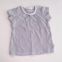 Load image into Gallery viewer, Pumpkin Patch T-Shirt B/W Stripes (18-24m)
