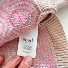 Load image into Gallery viewer, Seed Heritage Baby Knit Pants Jumper Poncho Strawberry Tan (1y)
