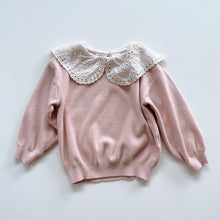 Load image into Gallery viewer, Zara Collared Jumper Pastel Pink (2-3y)
