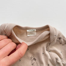 Load image into Gallery viewer, Nature Baby L/S Organic Bodysuit Bunnies (newborn)
