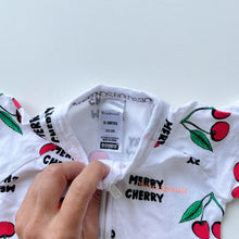 Load image into Gallery viewer, Bonds Merry Cherry Romper/Wondersuit (0-3m)
