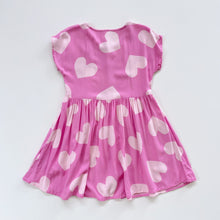 Load image into Gallery viewer, Pink Hearts Dress / Top (5-6y)
