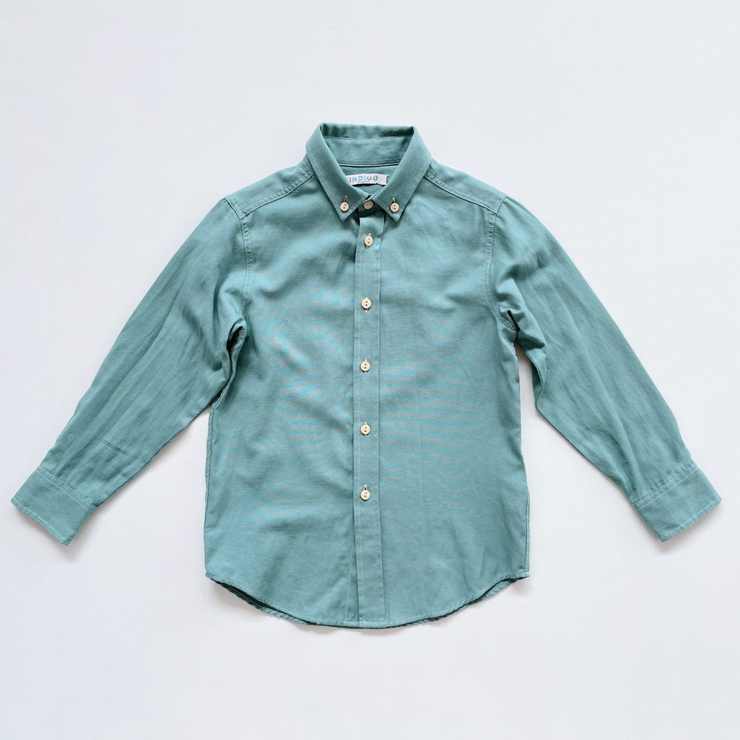 Dark Turquoise Long Sleeve Shirt (6y)