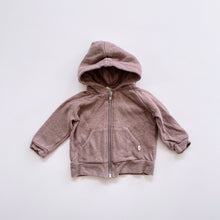 Load image into Gallery viewer, Nature Baby Zip Hoodie Chestnut (3-6m)
