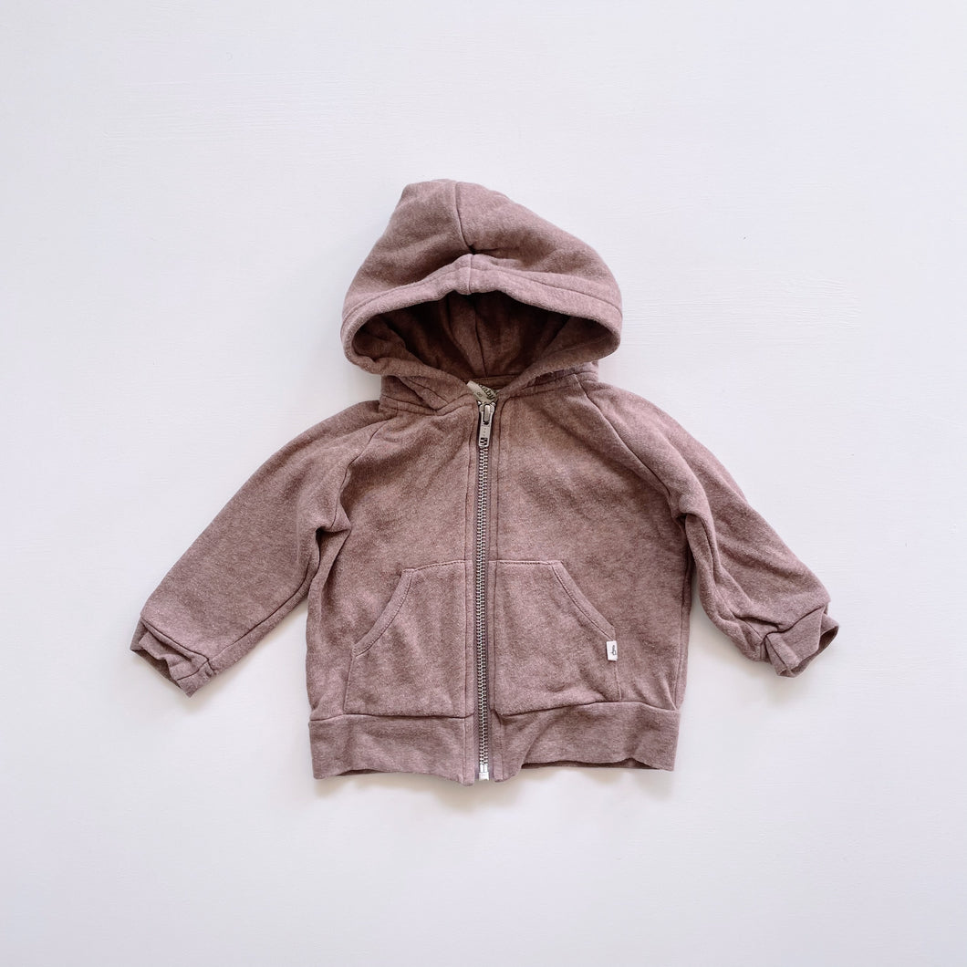 Nature Baby Zip Hoodie Chestnut (3-6m)