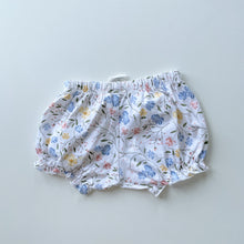 Load image into Gallery viewer, Little Bee by Dimples Organic Floral Bloomers (0-3m)
