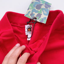 Load image into Gallery viewer, BAPE Trackies Red Camo Pocket NEW (9-10y)
