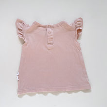Load image into Gallery viewer, Aster &amp; Oak Pink Floral Organic Tee (6-12m)
