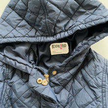 Load image into Gallery viewer, Kidk!nd Light Weight Quilt Jacket Navy (3-4y
